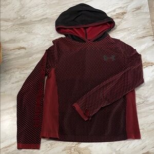 Under Armour Black and Red Performance Hoodie